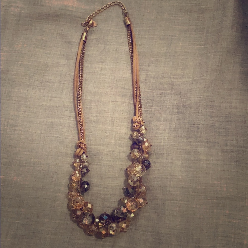 Crystal stone necklace